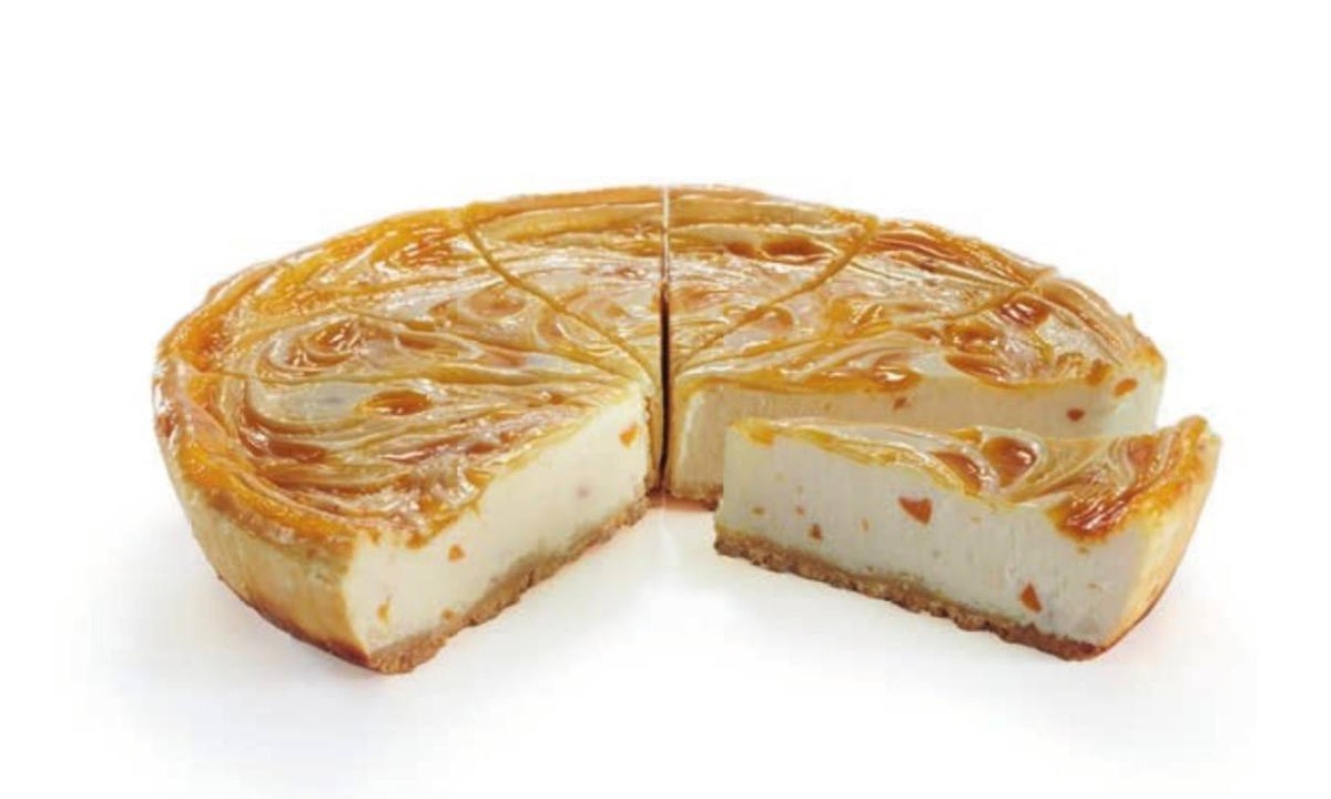 Perzik-passievruchtcheesecake